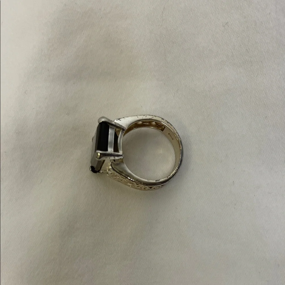 Sterling Silver Brown Topaz Ring Size 7.75
